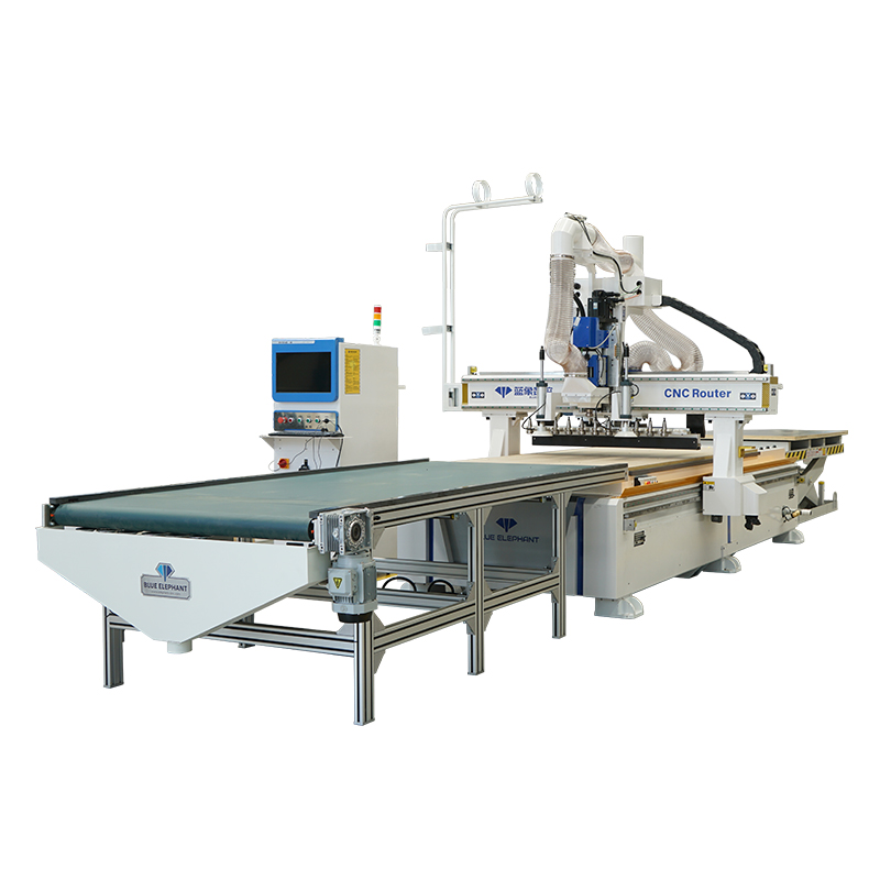 主动高低料直排加工中间