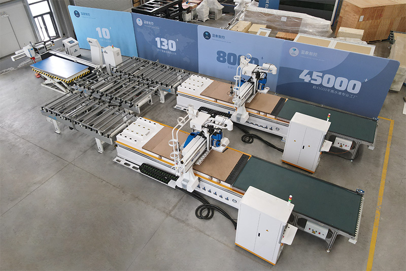 一拖二智能开料任务站