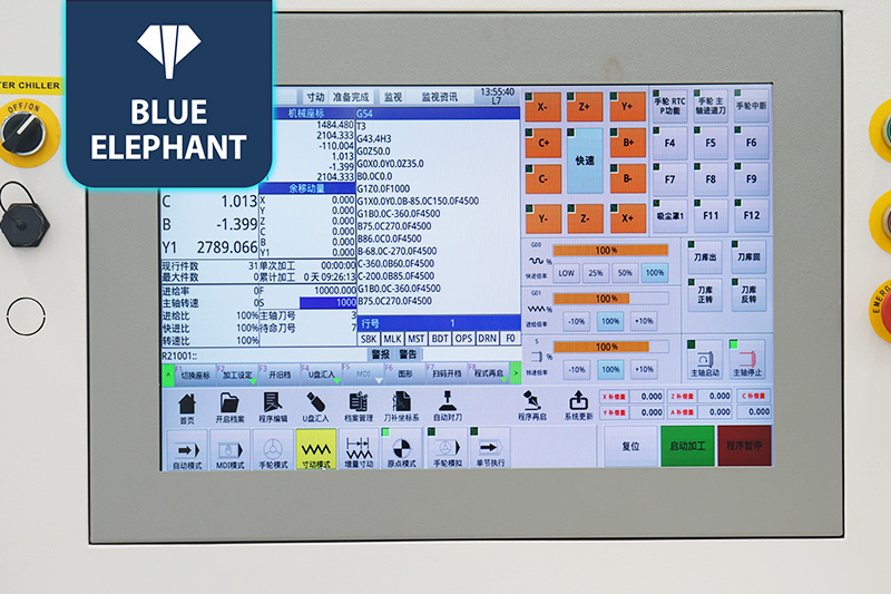 EW3动柱式五轴加工中间