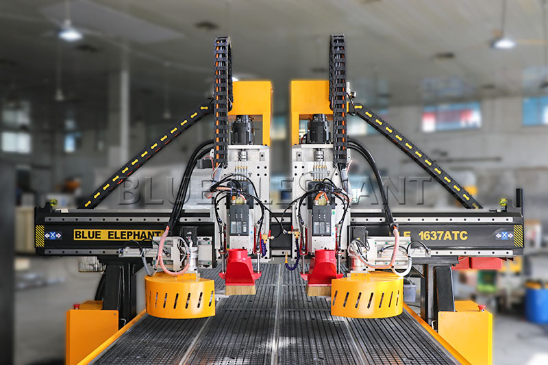 自力双头圆盘主动换刀