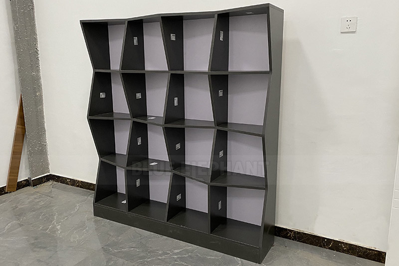 数控开料机加工无孔工艺酒柜结果展现